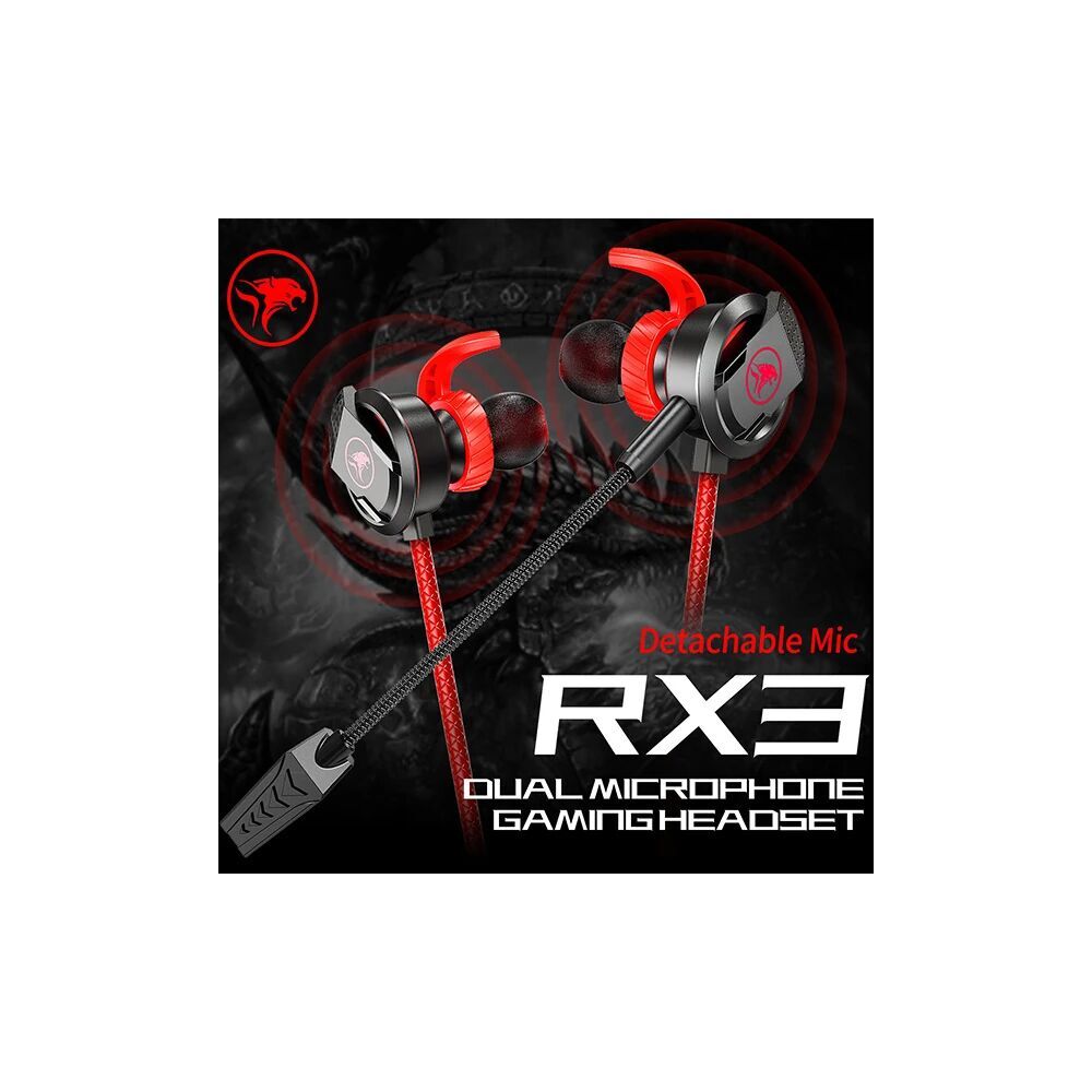 XMOWİ RX3 35mm Çift Mikrofonlu Oyuncu Kulaklık Gaming Kulaklığı