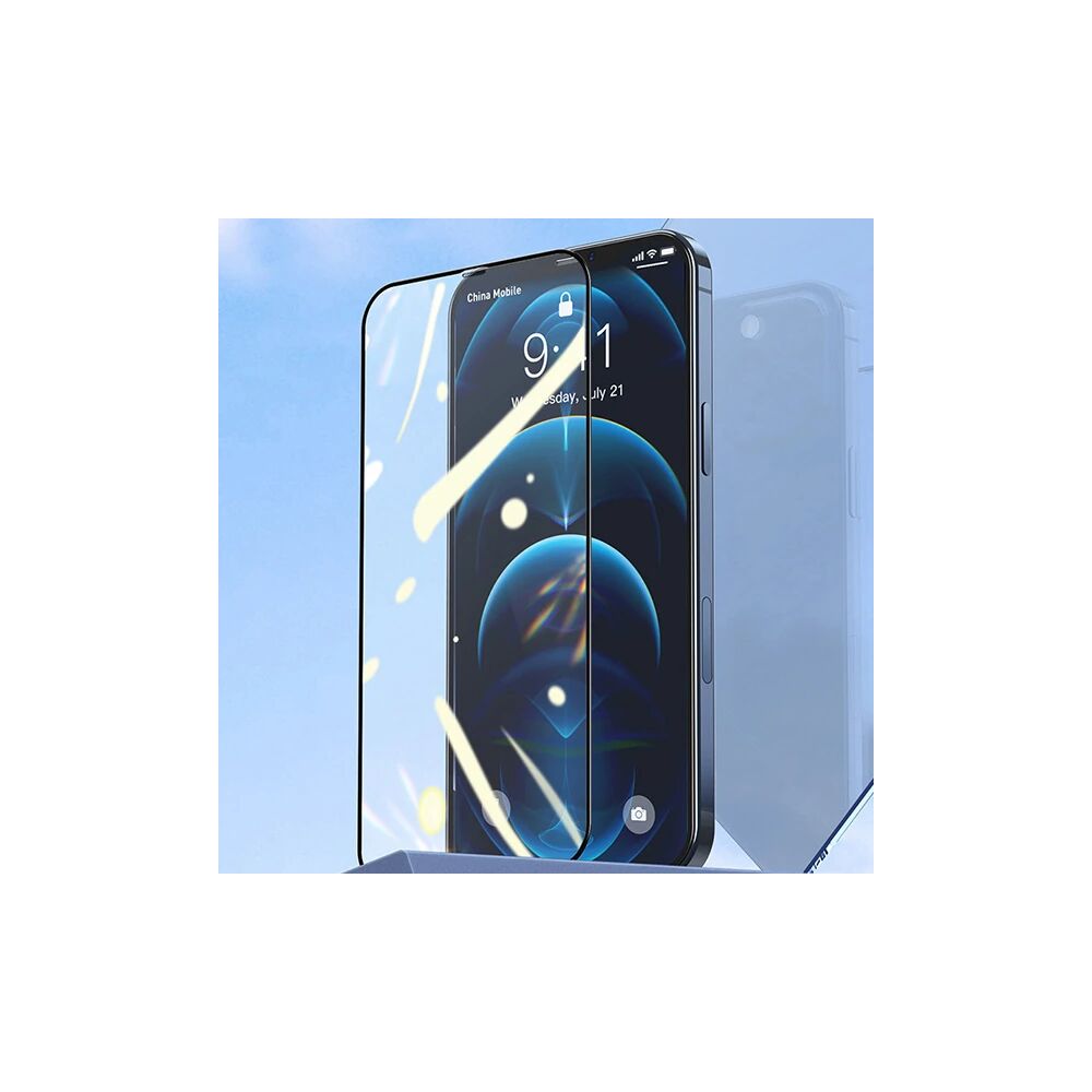 Baseus İPhone 12/12 Pro 6.1 Ekran Koruyucu 0.3MM Full Anti Blue Light 