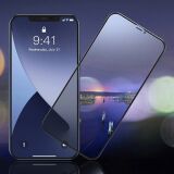 Baseus İPhone 12 mini Ekran Koruyucu 023mm Anti Spy Çerçeveli Tempered