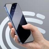 Baseus İPhone 12 mini Ekran Koruyucu 023mm Anti Spy Çerçeveli Tempered