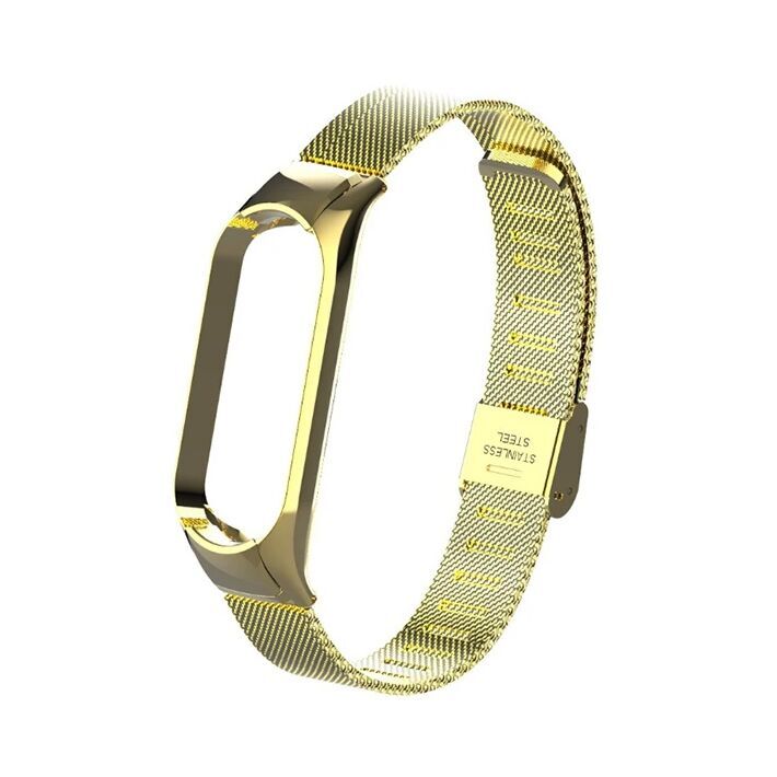 Xiaomi Mi Band 5 Metal Kayış Kordon Kopçalı Milano Loop