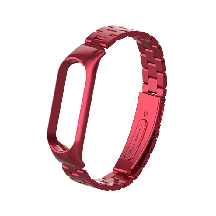 Xiaomi Mi Band 5 Stainless Steel 3 Bakla Çelik Kayış Kordon