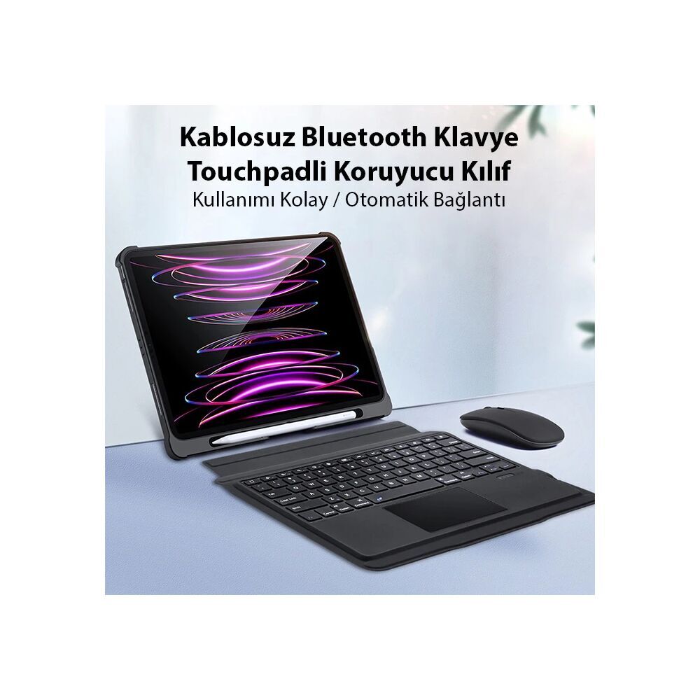 Dux Ducis iPad Pro 12.9 2022/2021/2020 SK Series Kablosuz Bluetooth Kl