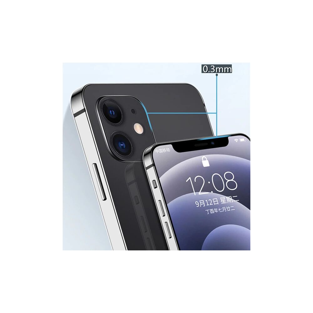 Gor İPhone 12 Pro Max 6.7 İnch Kılıf Kamera Korumalı Şeffaf Silikon Kı