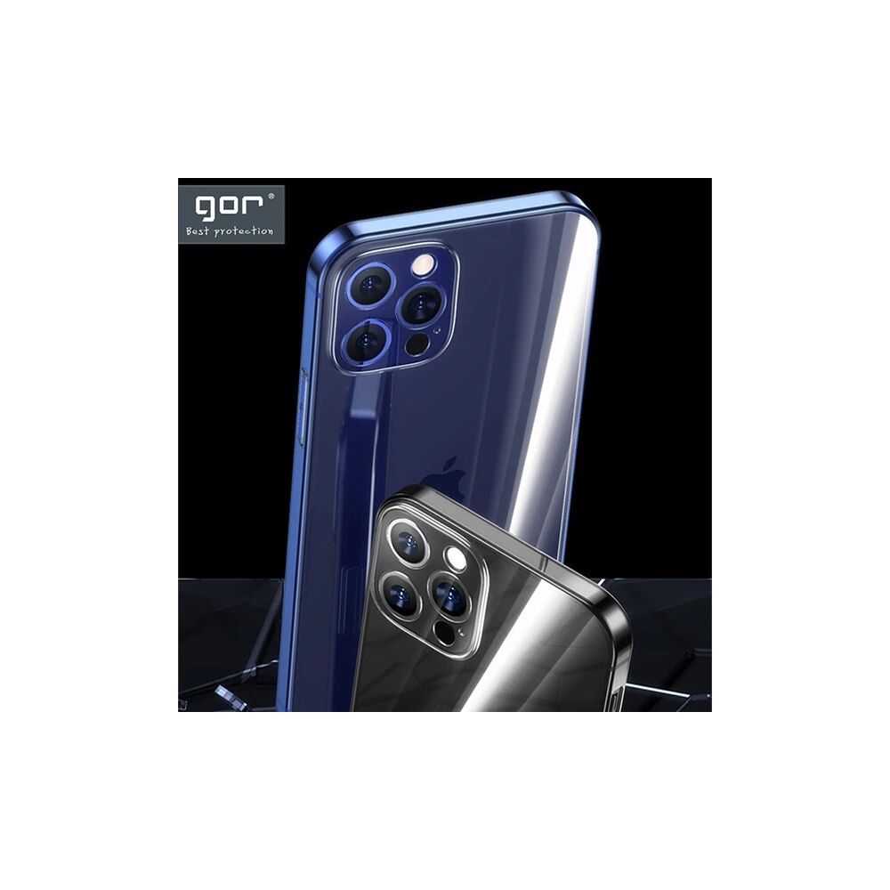 Gor İPhone 12 Pro Max 6.7 İnch Kılıf Kamera Korumalı Şeffaf Silikon Kı