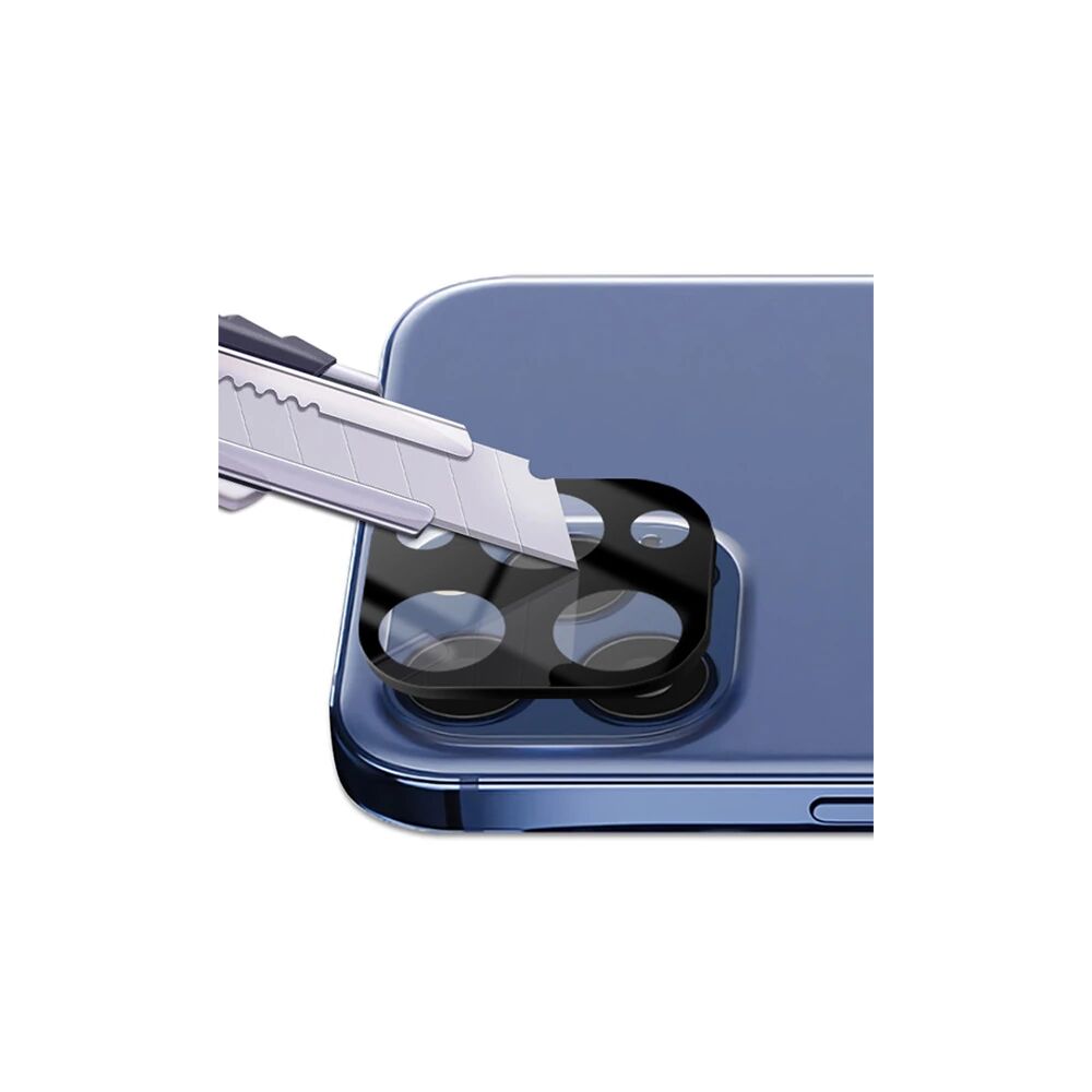 İPhone 12 Pro Max 6.7 3D full Kaplama Tempered Cam Kamera Koruyucu