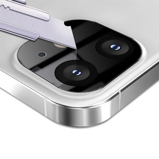 İPhone 12 Mini 3D full Kaplama Tempered Cam Kamera Koruyucu