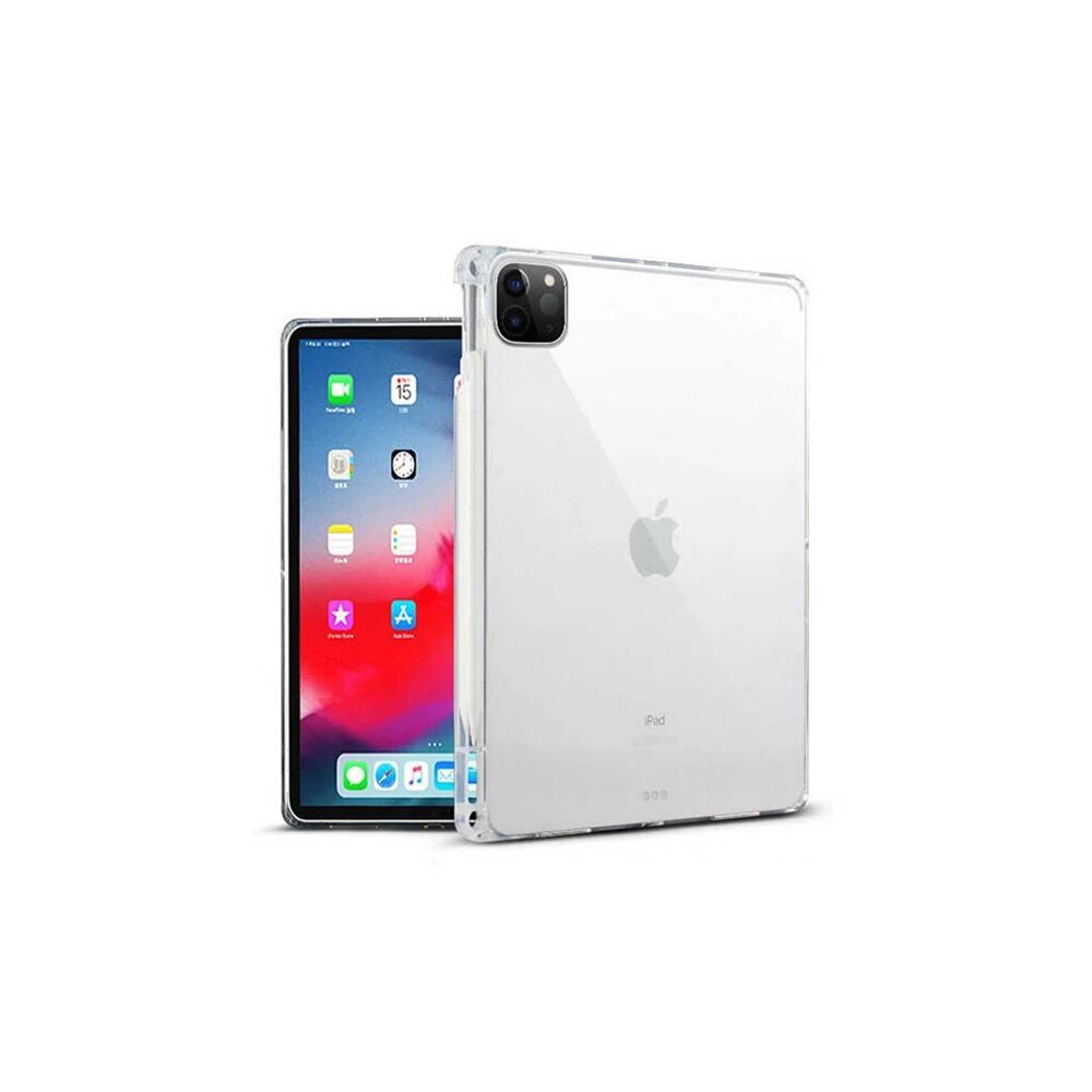 ALLY iPad Pro 11-inch (2021)-(2020)-(2018) Kalem Yerli Şeffaf Silikon 