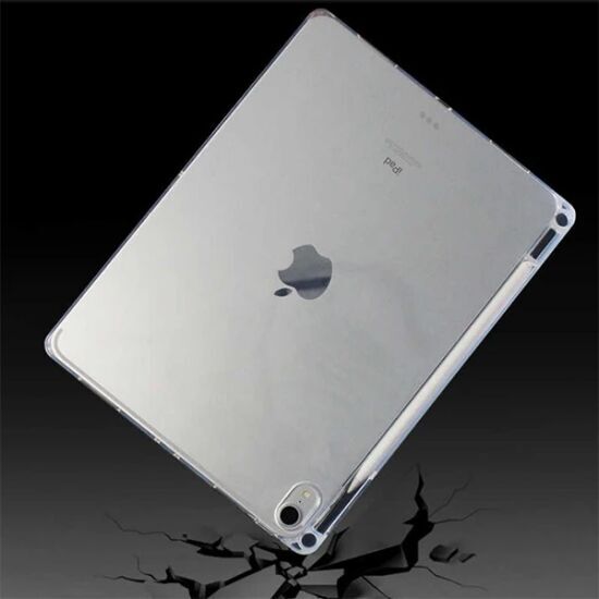 ALLY iPad Pro 11-inch (2021)-(2020)-(2018) Kalem Yerli Şeffaf Silikon 