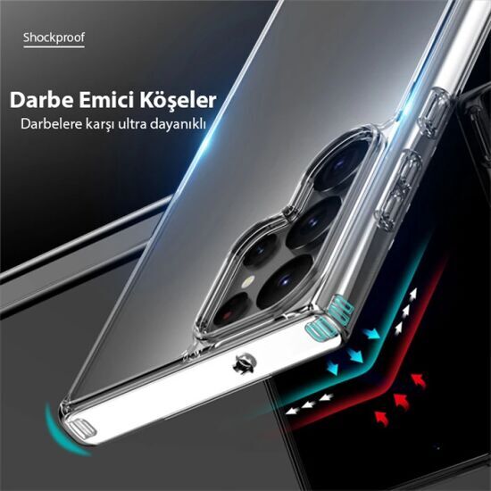 Dux Ducis SM Galaxy S23 Ulta Clin Series Shockproof Şeffaf Silikon Kıl