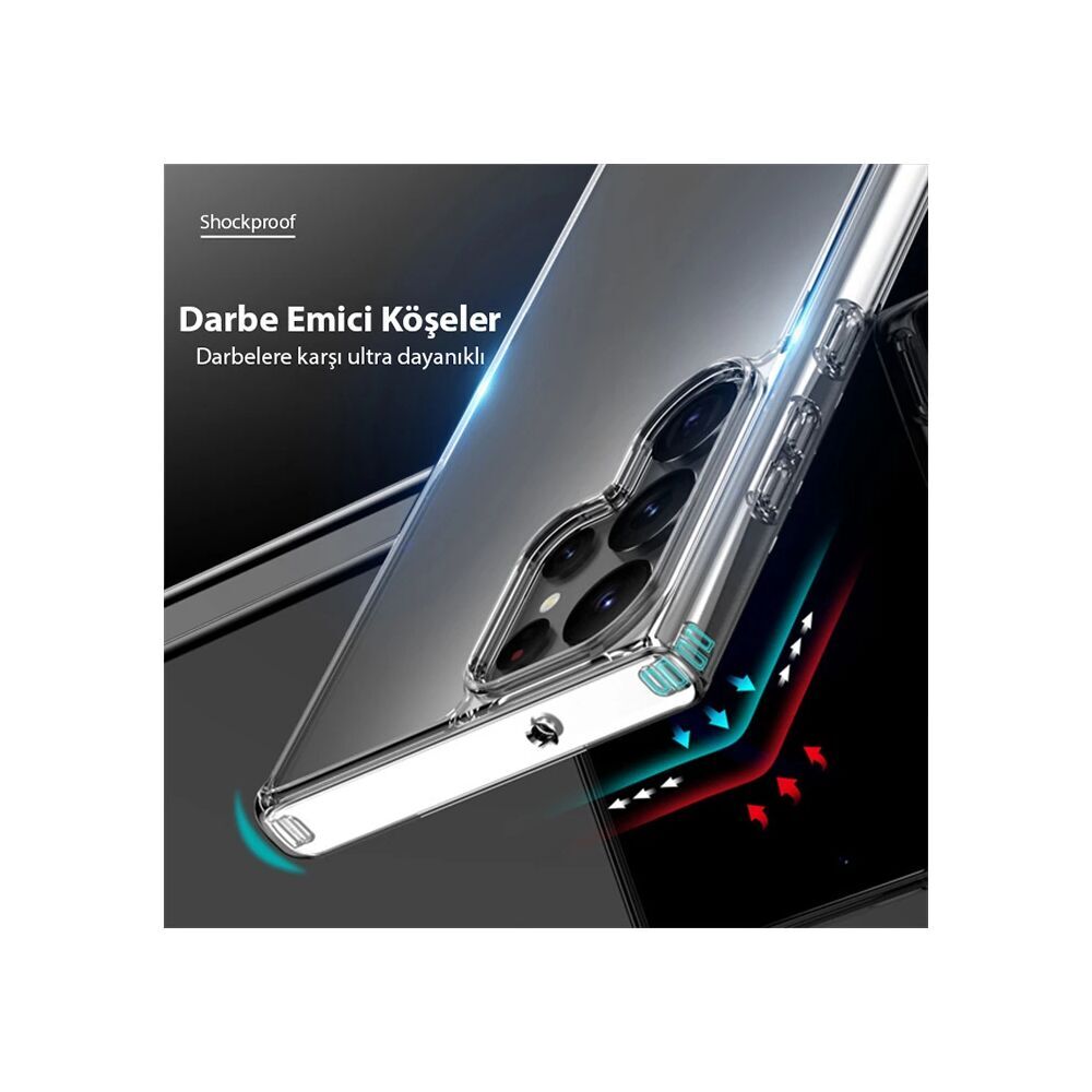 Dux Ducis SM Galaxy S23 Ulta Clin Series Shockproof Şeffaf Silikon Kıl