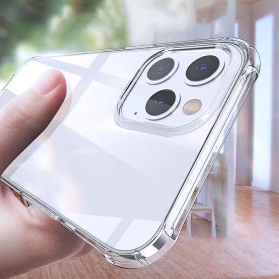 İPhone 12 Pro Max 6.7 Anti-Drop Silikon Kılıf Shockproof Şeffaf kılıf