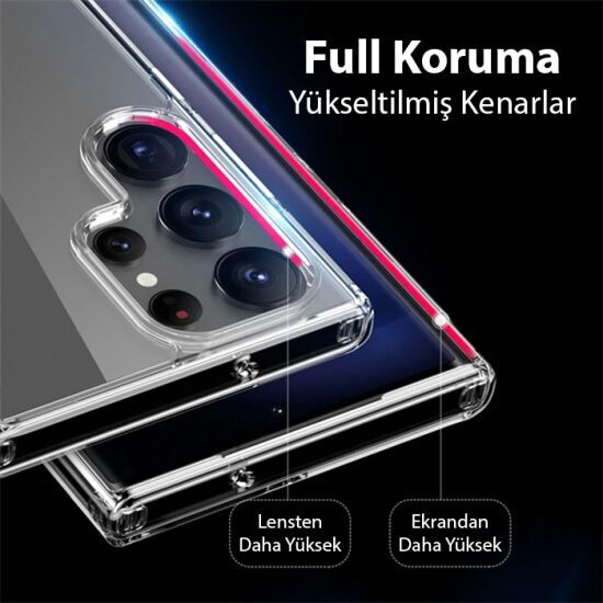 Dux Ducis SM Galaxy S23 Ulta Clin Series Shockproof Şeffaf Silikon Kıl
