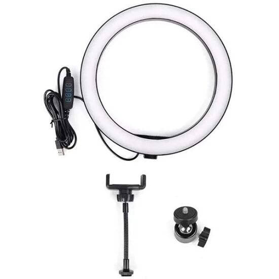 ALLY 10 İnch Halka Led Tripod(1.30M)Youtuber Video Selfie Stüdyo Makya