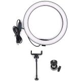 ALLY 10 İnch Halka Led Tripod(1.30M)Youtuber Video Selfie Stüdyo Makya