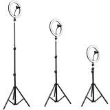 ALLY 10 İnch Halka Led Tripod(1.30M)Youtuber Video Selfie Stüdyo Makya