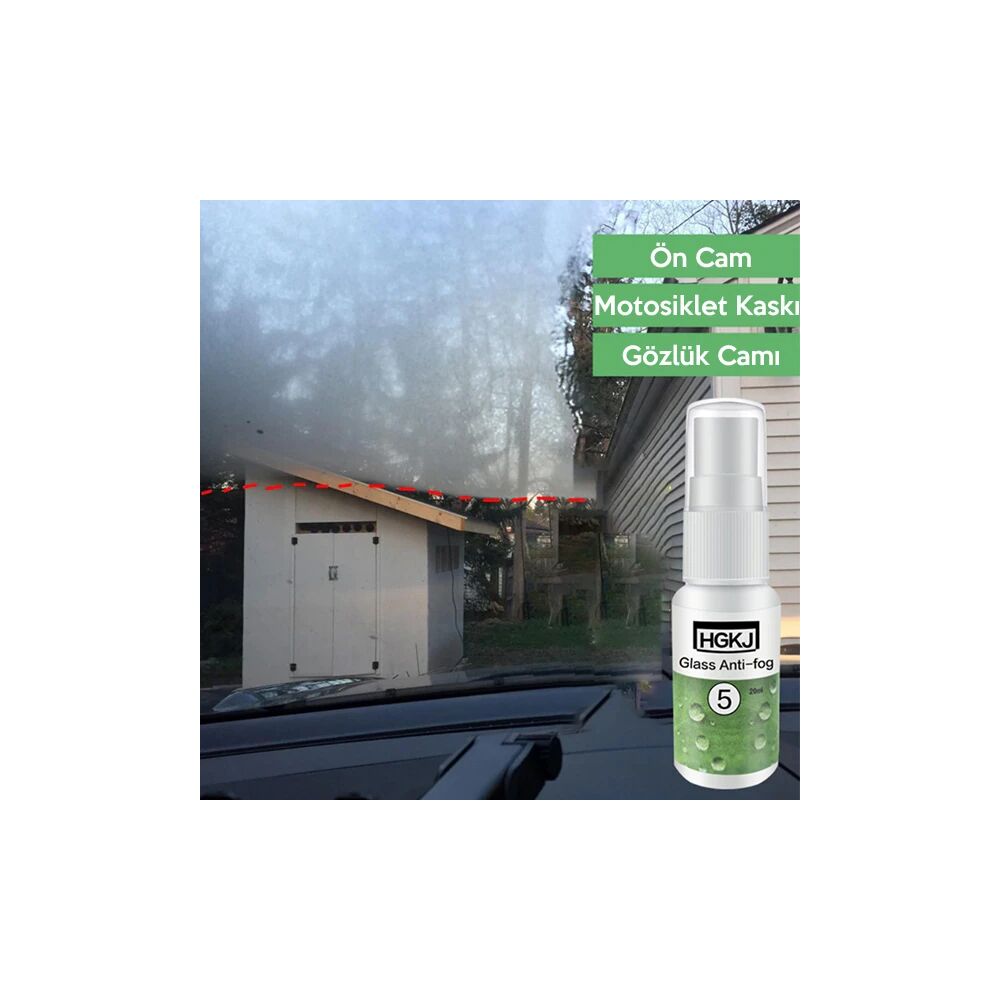HGKJ 5 20ml Buğu Önleyici Buhar Engelleyici Araba Cam Temizleyici Anti
