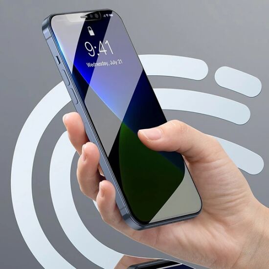 Baseus İPhone 12 mini 03mm Anti Spy Tempered Cam Ekran Koruyucu 2 Adet