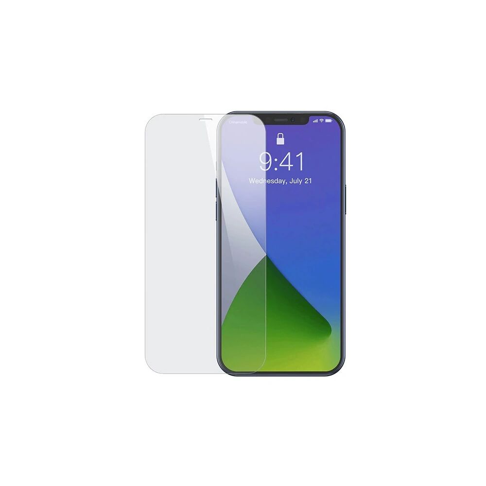 Baseus İPhone 12 Pro Max 6.7 0.3mm Ful Tempered Cam Ekran Koruyucu 2 A