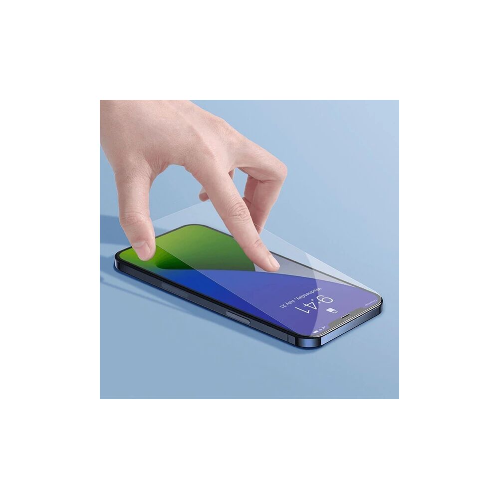 Baseus İPhone 12 Pro Max 6.7 0.3mm Ful Tempered Cam Ekran Koruyucu 2 A