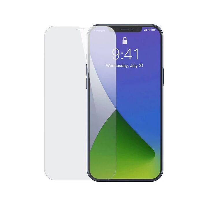 Baseus İPhone 12 Mini 5.4 0.3mm Ful Tempered Cam Ekran Koruyucu 2 Adet