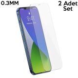 Baseus İPhone 12 Mini 5.4 0.3mm Ful Tempered Cam Ekran Koruyucu 2 Adet