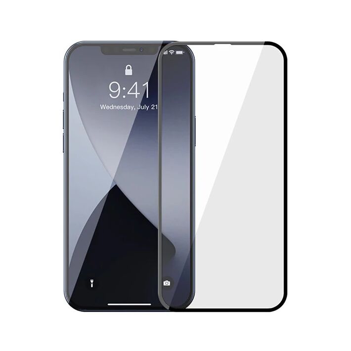 Baseus İPhone 12 Mini 5.4 0.3MM 3D Full Tempered Cam Ekran Koruyucu 2A