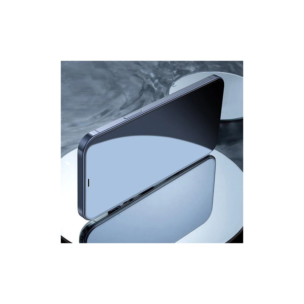 Baseus İPhone 12 Mini 5.4 0.3MM Full Anti Blue Light Tempered Cam Ekra