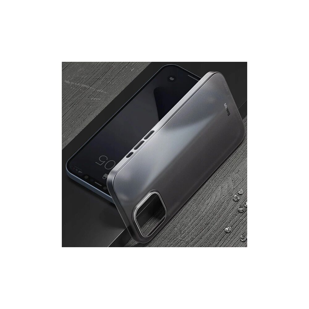 Baseus Wing Case İPhone 12 6.1 Kılıf Ultra İnce Lux Mat Şeffaf Kılıf