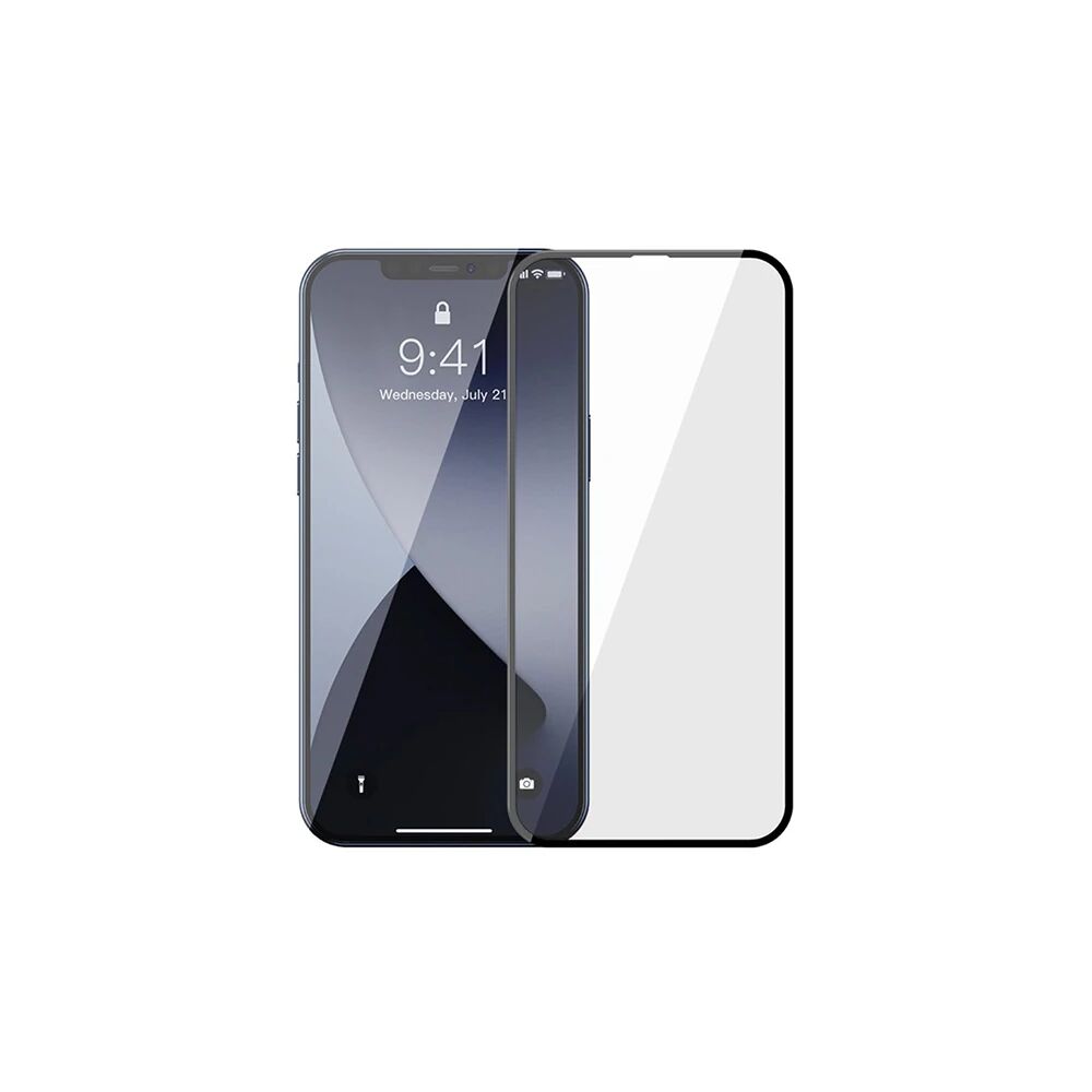 Baseus İPhone 12 Pro Max 6.7 0.3MM 3D Full Tempered Cam Ekran Koruyucu