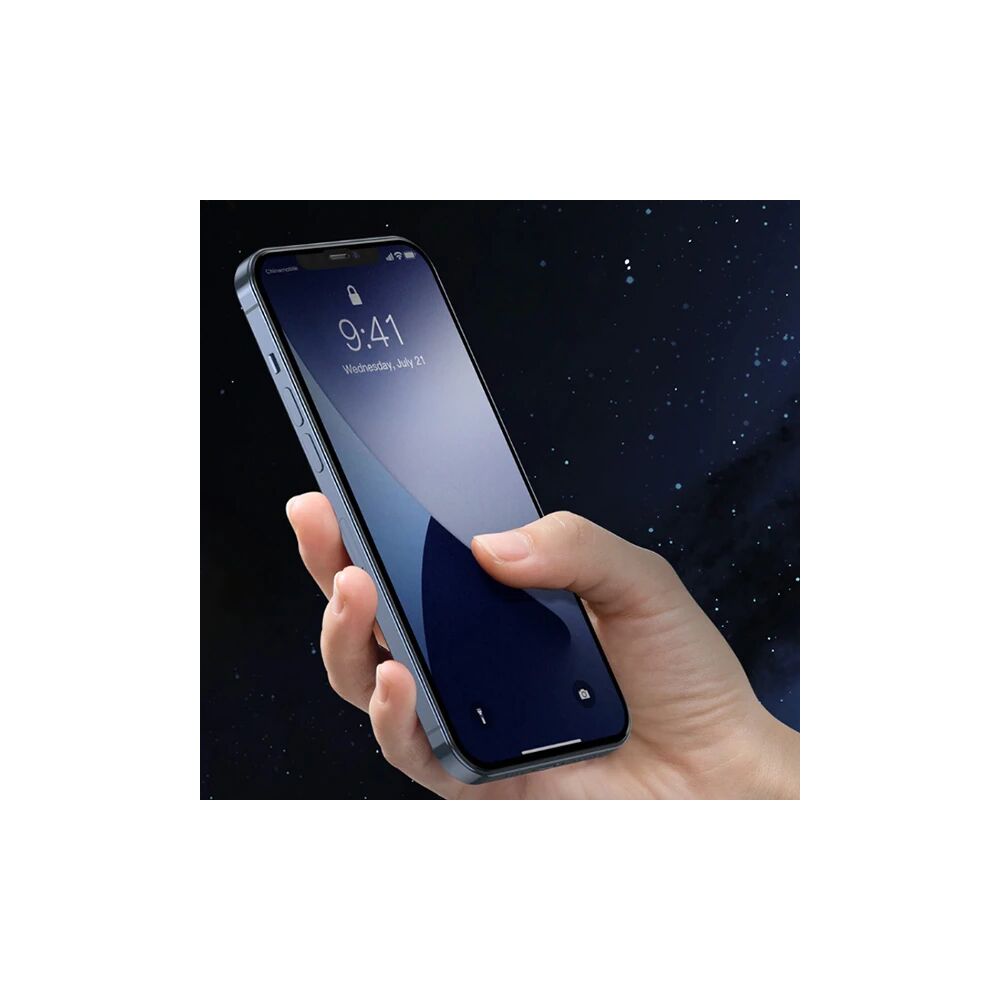 Baseus 0.25MM İPhone 12-12 PRO 6.1 3D Full Tempered Cam Ekran Koruyucu