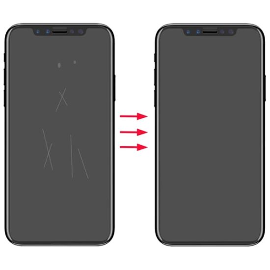 GOR İPhone 11 Pro Max 6.7 HD Ekran Koruyucu Jelatin 5 Adet Set