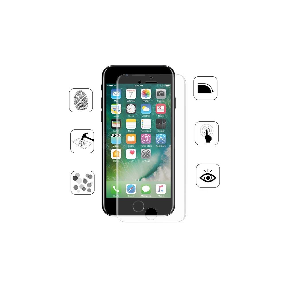 GOR İPhone 8 Plus-7 Plus HD Ekran Koruyucu Jelatin 5 Adet Set