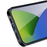 Baseus Glitter İPhone 12 Pro Max Şeffaf Lüx Silikon Kılıf Soft TPU Kıl