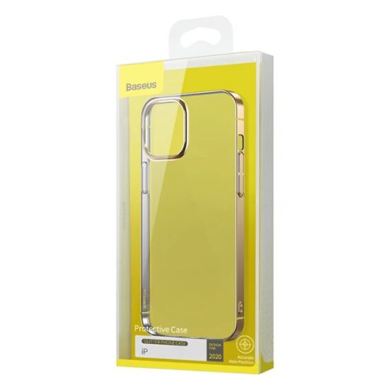 Baseus Glitter İPhone 12/12 Pro Şeffaf Lüx Silikon Kılıf Soft TPU Kılı