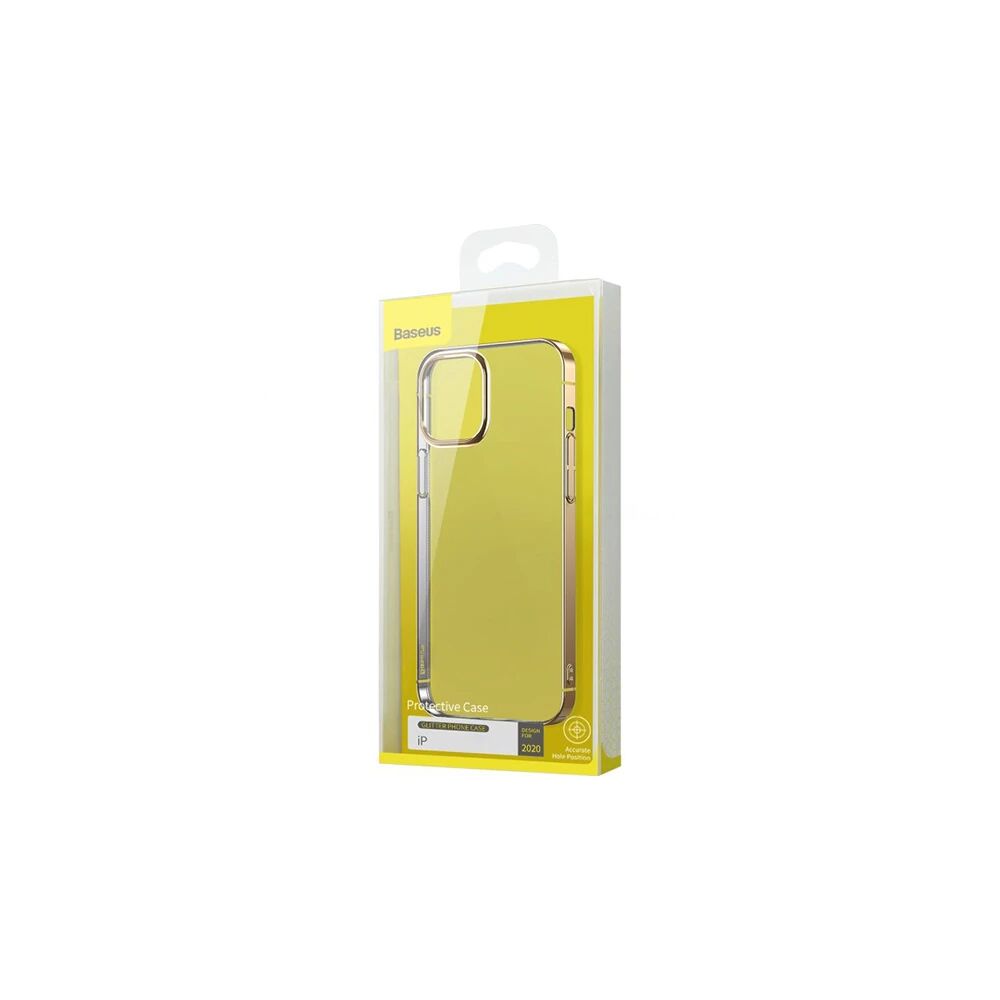 Baseus Glitter İPhone 12/12 Pro Şeffaf Lüx Silikon Kılıf Soft TPU Kılı