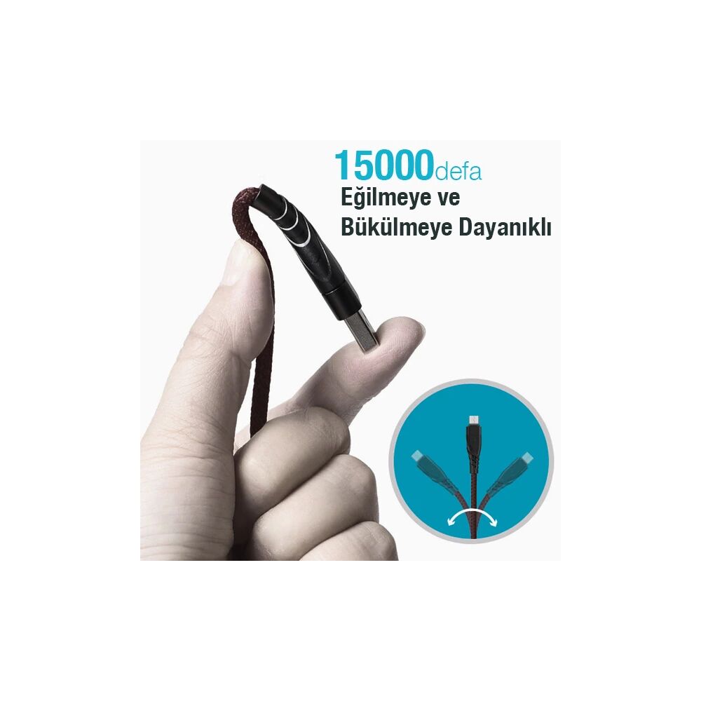 ALLY QC3.0 USB To Type-c Hızlı Şarj Kablosu