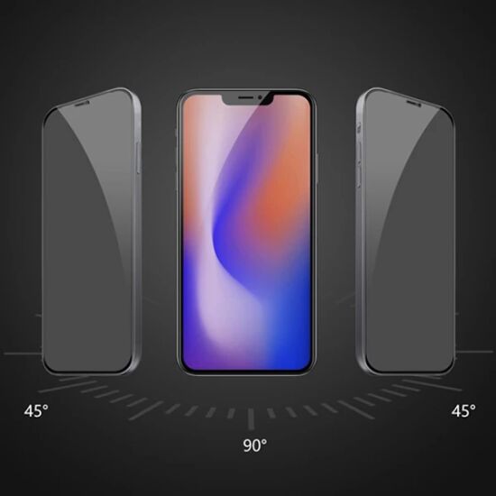 ALLY İPhone 1212 PRO 6.1 3D Full Privacy Gizlilik Cam Ekran Koruyucu A