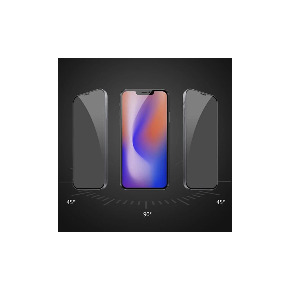 ALLY İPhone 1212 PRO 6.1 3D Full Privacy Gizlilik Cam Ekran Koruyucu A