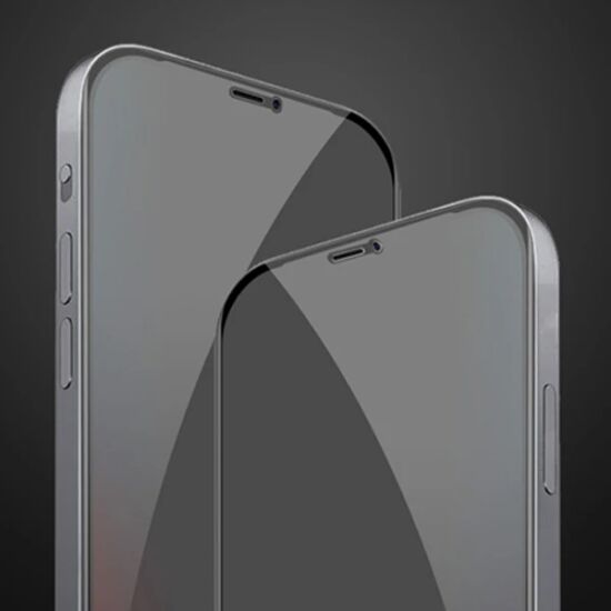 ALLY İPhone 1212 PRO 6.1 3D Full Privacy Gizlilik Cam Ekran Koruyucu A