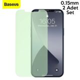 BASEUS İPhone 12 Mini 0.30mm Full Tempered Cam Ekran Koruyucu 2Set Ant