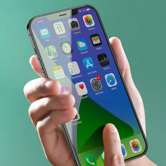 BASEUS İPhone 12 Mini 0.30mm Full Tempered Cam Ekran Koruyucu 2Set Ant