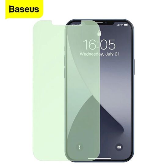 BASEUS İPhone 12 Mini 0.15mm Full Tempered Cam Ekran Koruyucu 2Set Ant