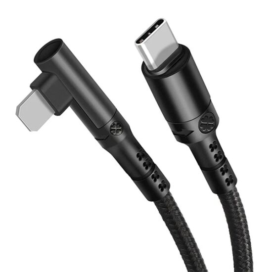 ALLY Type-C to İPhone 20w Lightning Hızlı Şarj Kablosu Oyuncu 90 Derec