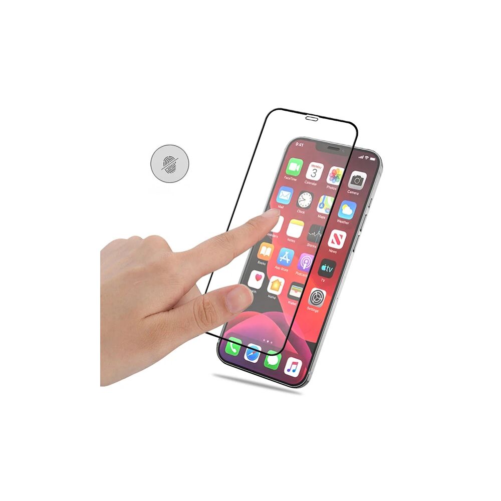 İPhone 12/ 12 Pro 6.1 Full Glue Tempered Cam Ekran Koruyucu Full Kapla