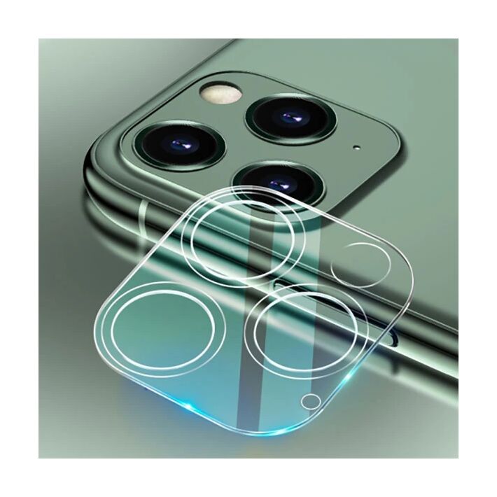 iPhone 12 6.1 Pro Full Tempered Kamera Koruyucu Kırılmaz Cam