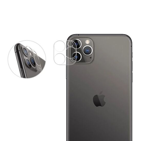 iPhone 12 6.1 Pro Full Tempered Kamera Koruyucu Kırılmaz Cam