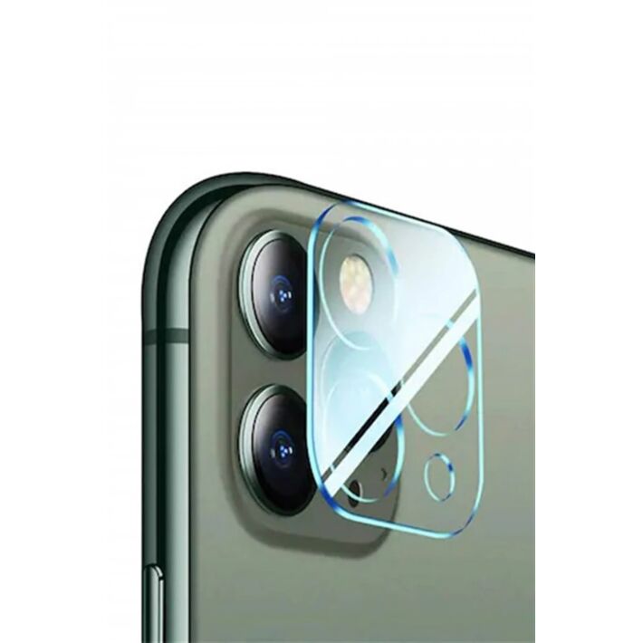 iPhone 12 6.1 Full Tempered Kamera Koruyucu Kırılmaz Cam