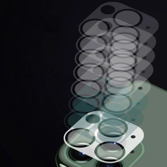 iPhone 12 6.1 Full Tempered Kamera Koruyucu Kırılmaz Cam