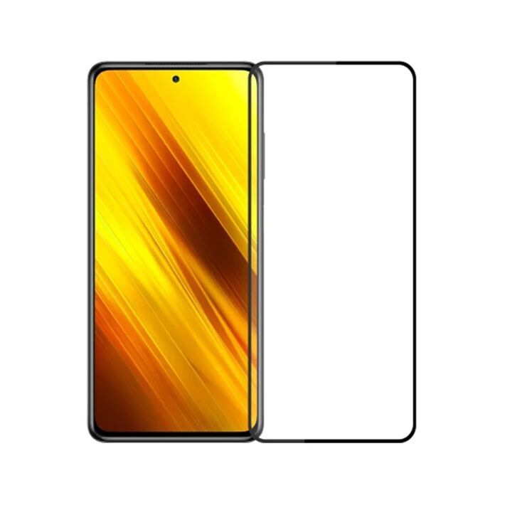 Xiaomi POCO X3 Full Glue Tempered Full Cam Ekran Koruyucu